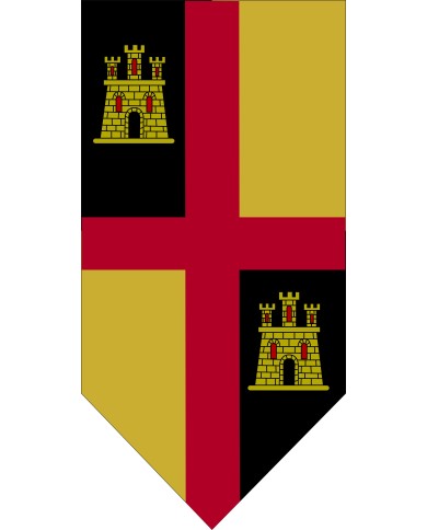 Bandera Medieval modelo 54
