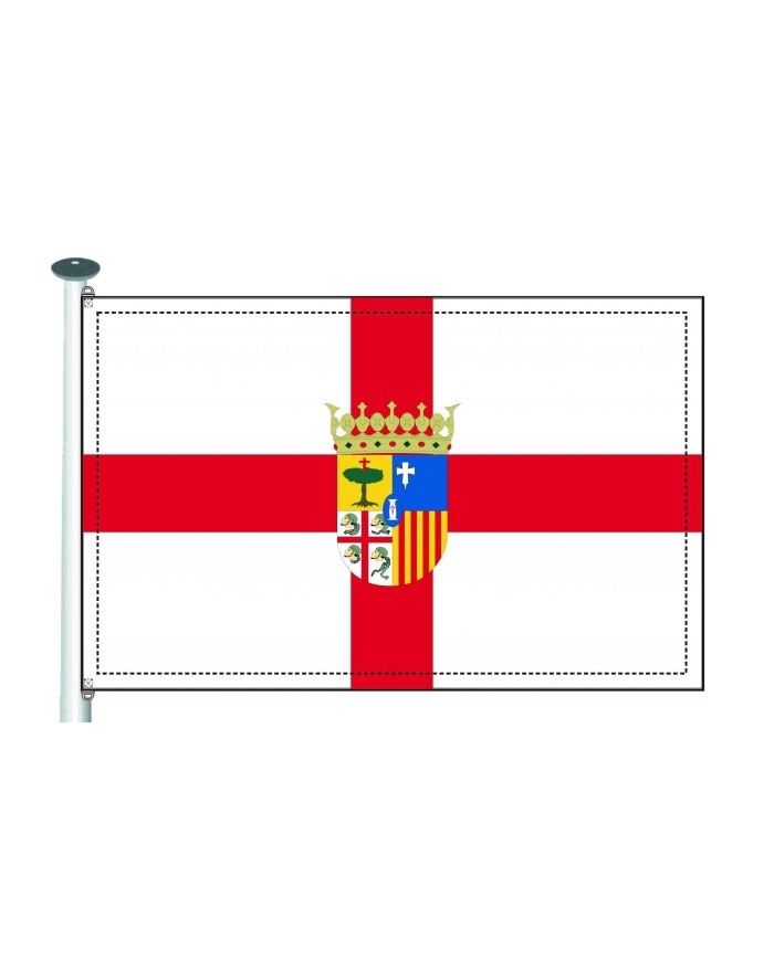 Comprar Bandera Real Zaragoza personalizada 