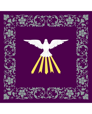 Bandera Espíritu Santo modelo Estandarte Bandera Espíritu Santo modelo Estandarte