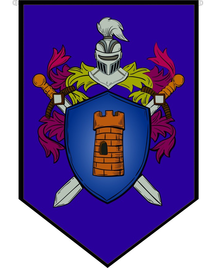 Bandera Medieval modelo 57