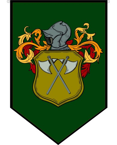 Bandera Medieval modelo 60