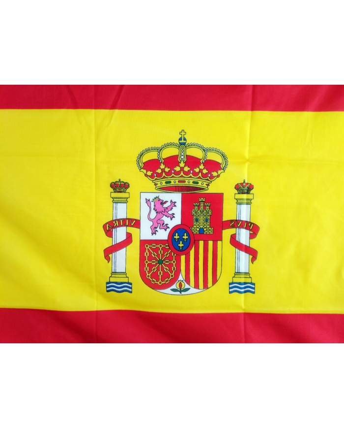 Bandera de España 100x70 cm grande con escudo y sin escudo, bandera española  