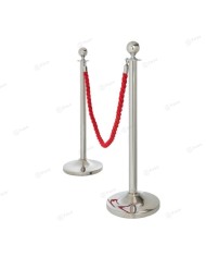 Separador base cónica plateado con bola