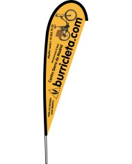 Bandera personalizada modelo gota