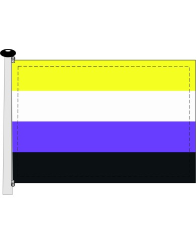 Bandera género no Binario Bandera género no Binario