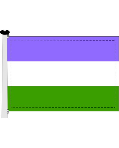 Bandera del Orgullo Genderqueer Bandera del Orgullo Genderqueer