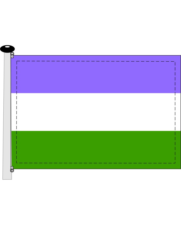 Bandera del Orgullo Genderqueer
