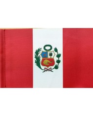 Bandera Perú 10 x 15 cm.