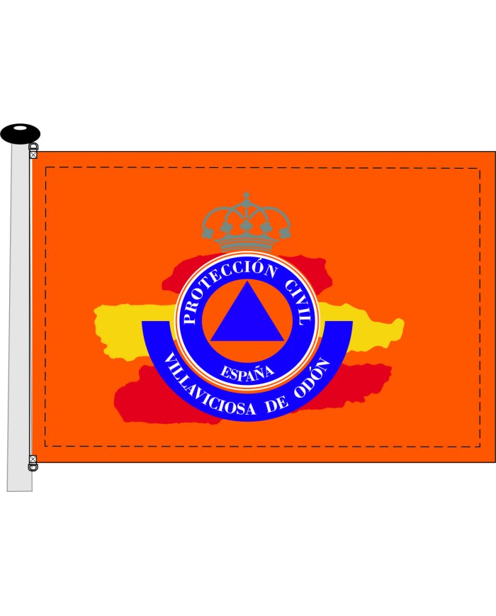 Bandera Protección Civil Villaviciosa de Odón
