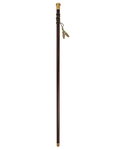 Bastón de mando Haya- Nogal de  92 cm. Bastón de mando Haya- Nogal de  92 cm.